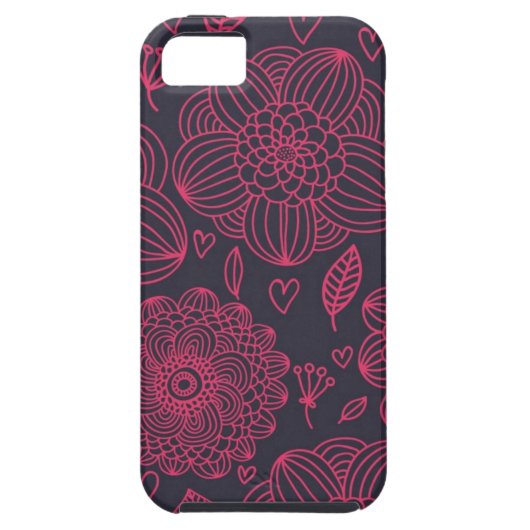 Floral Pattern Case-Mate iPhone Case (Achterkant)