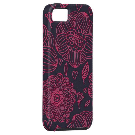 Floral Pattern Case-Mate iPhone Case (Back/Rechts)