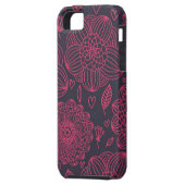 Floral Pattern Case-Mate iPhone Case (Achterkant Links)