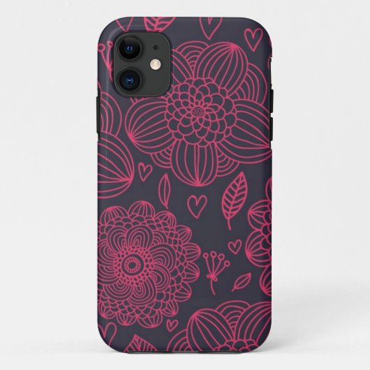 Floral Pattern Case-Mate iPhone Case (Achterkant)