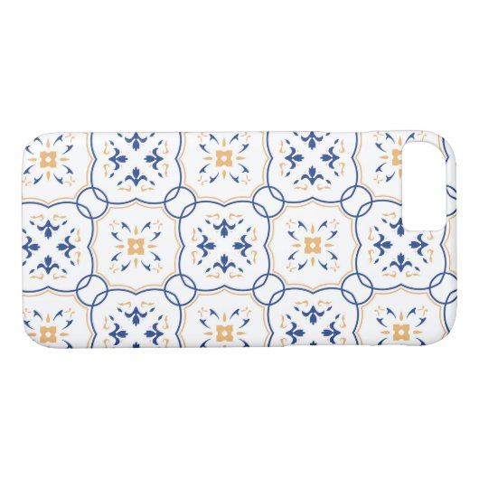 Floral Pattern Case-Mate iPhone Case (Achterkant (Horizontaal))