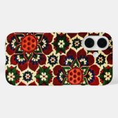 Floral Pattern Case-Mate iPhone Case (Achterkant (horizontaal))