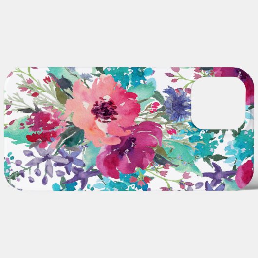 Floral Pattern Case-Mate iPhone Case (Achterkant (horizontaal))