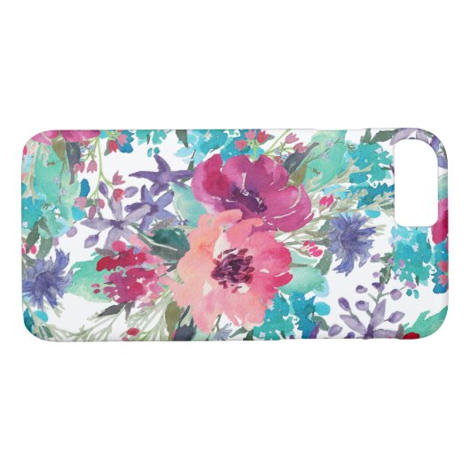 Floral Pattern Case-Mate iPhone Case (Achterkant (Horizontaal))