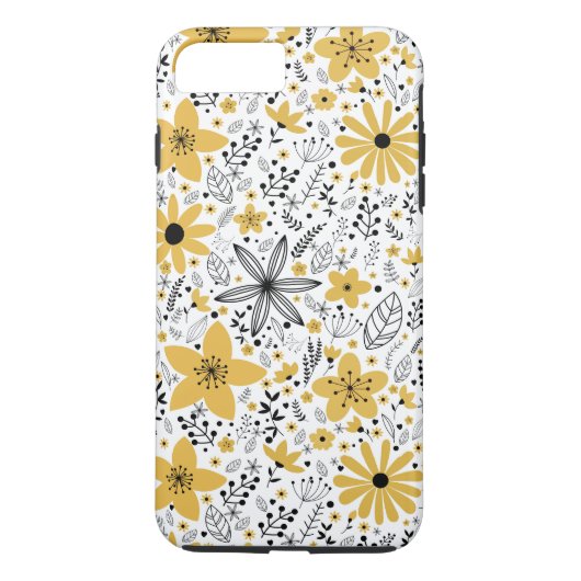  Floral Pattern Case-Mate iPhone Case (Achterkant)