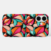 Floral Pattern Case-Mate iPhone Case (Achterkant (horizontaal))