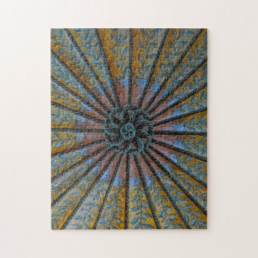 Floral Pattern Ceiling Legpuzzel (Verticaal)