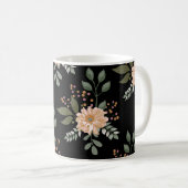 Floral Pattern Coffee Mok (Voorkant rechts)