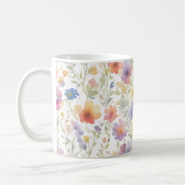 Floral Pattern Coffee Mok voor vrienden