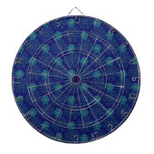 Floral Pattern Dart Board Dartbord (Voorkant)