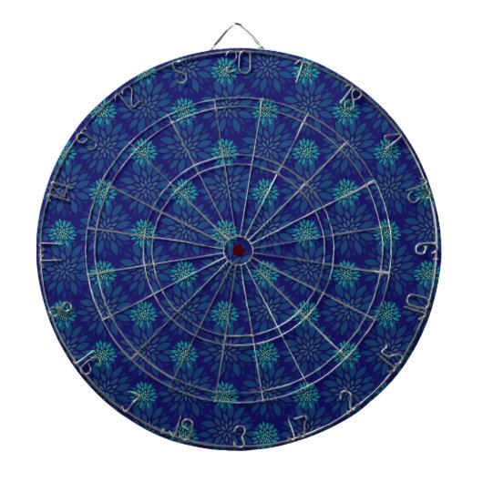 Floral Pattern Dart Board Dartbord (Voorkant)