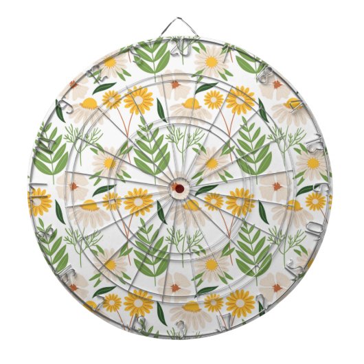 Floral Pattern Dartbord (Voorkant)