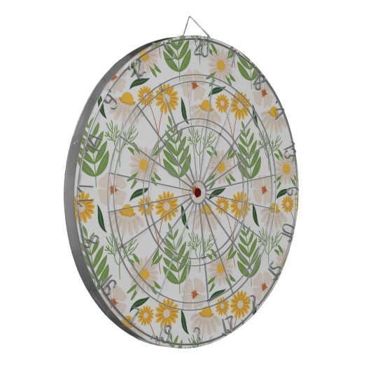 Floral Pattern Dartbord (Voorkant Links)