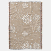 Floral Pattern Deken (Voorkant Verticaal)