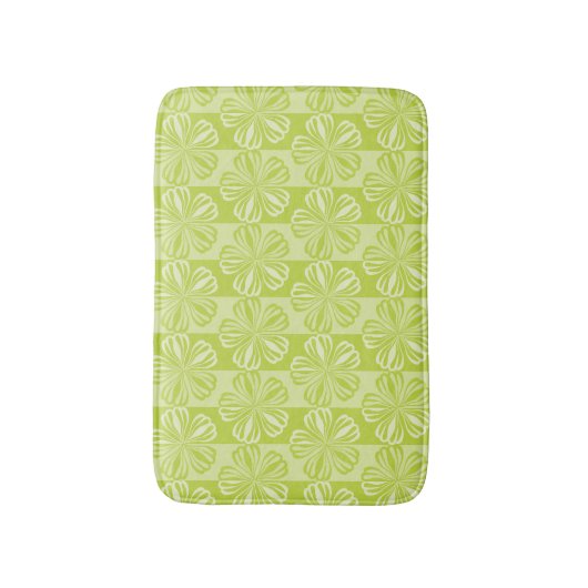 Floral Pattern Design - Bath Mat (Voorkant Verticaal)