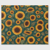 Floral Pattern Design Cadeaupapier (Vlak)