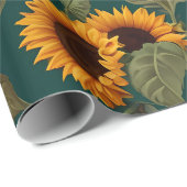 Floral Pattern Design Cadeaupapier (Rol Hoek)