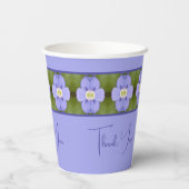 Floral Pattern Designer Papieren Bekers (Achterkant)