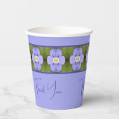 Floral Pattern Designer Papieren Bekers (Voorkant)