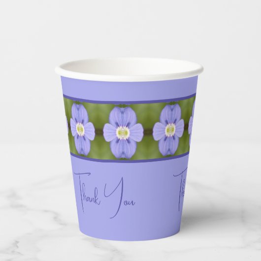 Floral Pattern Designer Papieren Bekers (Voorkant)