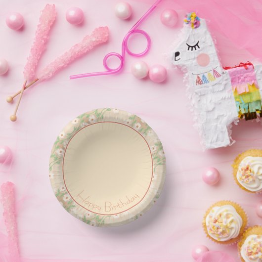 Floral Pattern Designer Papieren schalen Papieren Kommen (Feest)