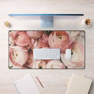 Floral Pattern Desk Mat