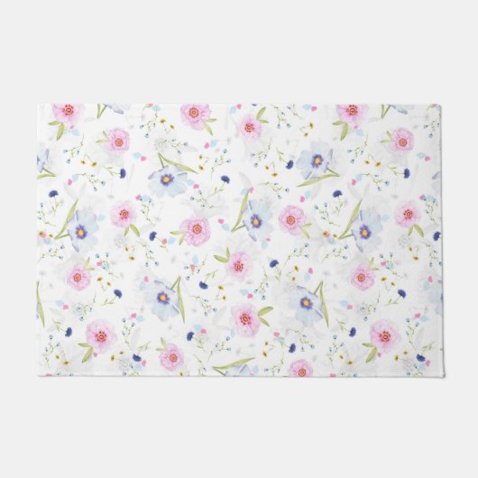  Floral Pattern Deurmat (Voorkant)