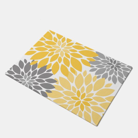 Floral Pattern Deurmat (Schuin)