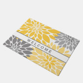 Floral Pattern Deurmat (Schuin)