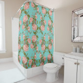 Floral Pattern Douchegordijn (In situ)