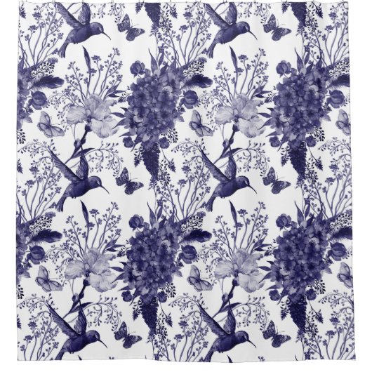 Floral Pattern Douchegordijn (Voorkant)