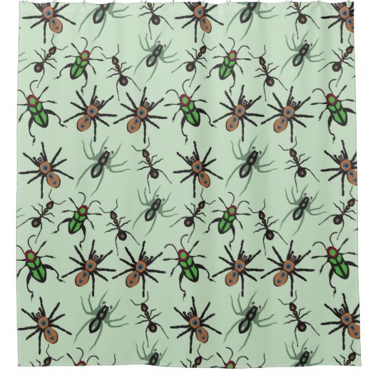Floral Pattern Douchegordijn (Voorkant)