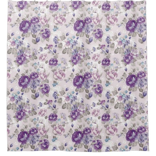 Floral Pattern Douchegordijn (Voorkant)