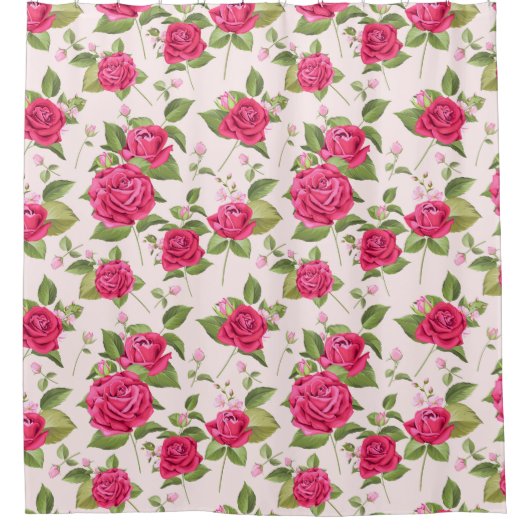Floral Pattern Douchegordijn (Voorkant)