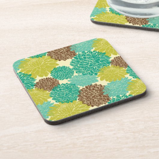 Floral Pattern Drankjes Onderzetter (Linkerzijde)