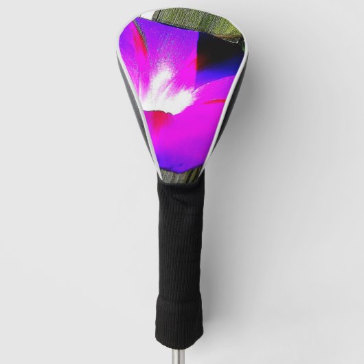 Floral Pattern Driver Hoesje Golfheadcover (Voorkant)