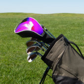 Floral Pattern Driver Hoesje Golfheadcover (Insitu)