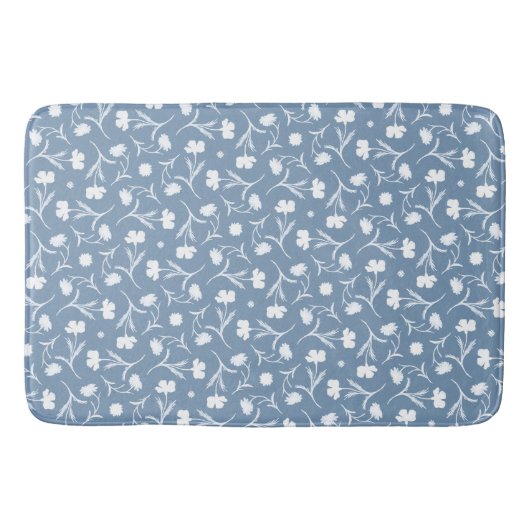 Floral Pattern Elegant Pop Badmat (Voorkant)