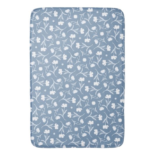 Floral Pattern Elegant Pop Badmat (Voorkant Verticaal)