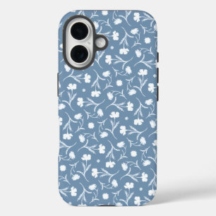 Floral Pattern Elegant Pop iPhone 16 Hoesje