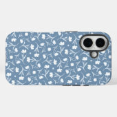 Floral Pattern Elegant Pop Case-Mate iPhone Case (Achterkant (horizontaal))
