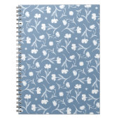 Floral Pattern Elegant Pop Notitieboek (Voorkant)