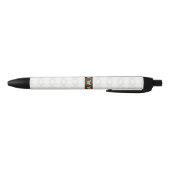 Floral Pattern en Butterfly Zwarte Inkt Pen (Bodem)