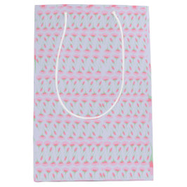 Floral Pattern Fabric Medium Cadeauzakje