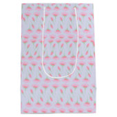 Floral Pattern Fabric Medium Cadeauzakje (Achterkant)