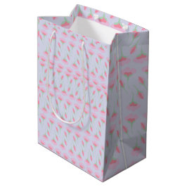 Floral Pattern Fabric Medium Cadeauzakje