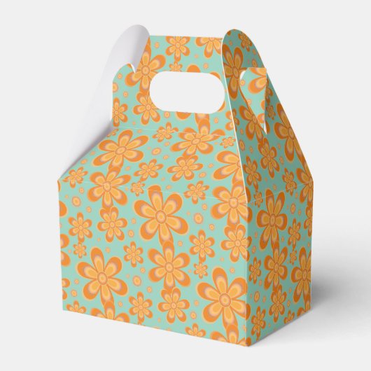 Floral Pattern - Favor Box Bedankdoosjes (Achterkant)