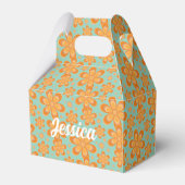 Floral Pattern - Favor Box Bedankdoosjes (Voorkant Zijde)