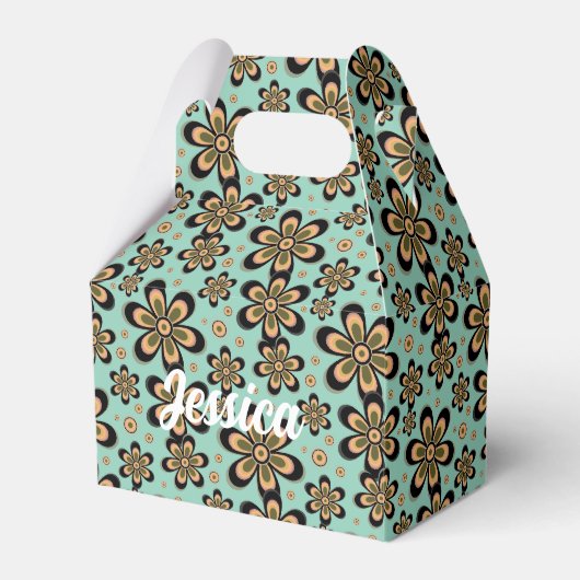 Floral Pattern - Favor Box Bedankdoosjes (Voorkant Zijde)