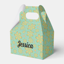 Floral Pattern - Favor Box Bedankdoosjes